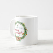 Mug Merry & Bright Christmas Wreath (Devant gauche)