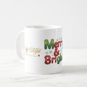 Mug Merry & Bright Holiday Collection Classique Christ (Devant gauche)