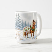 Mug Merry & Bright, Holly Jolly Shetland Pony Christma (Devant droit)