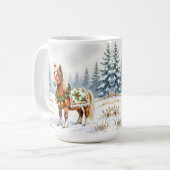 Mug Merry & Bright, Holly Jolly Shetland Pony Christma (Devant gauche)