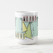 Mug Merry & Bright Mid Century Moderne Musique de vaca (Centre)