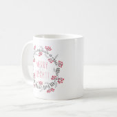 Mug Merry & Bright Wreath (Devant gauche)