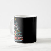 Mug Merry Calculations Funny Math Teacher Christmas (Devant gauche)
