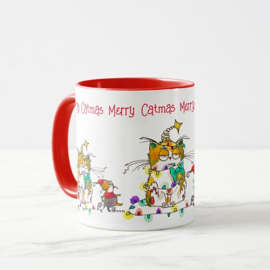 MUG MERRY CATMAS MUG! ! ! ! (Devant gauche)