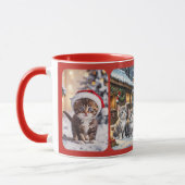 Mug Merry Catmas Photo Collage Christmas (Gauche)