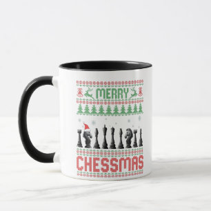 Mug Merry Chessmas Funny Chess christmas Ugly Sweater
