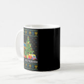 Mug Merry Chrismukkah Happy Hanukkah Ugly Sweater Fami (Devant gauche)