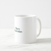 Mug Merry Christmas (Devant droit)