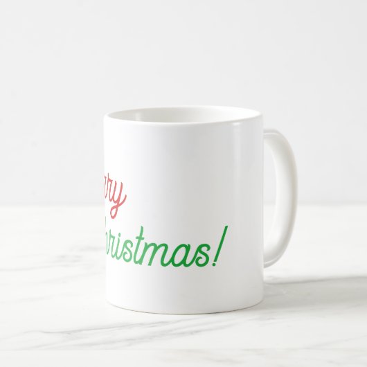 Mug Merry Christmas (Devant droit)
