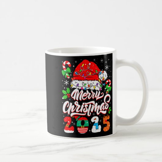 Mug Merry Christmas 2025 Family Matching Pajamas Xmas (Droite)