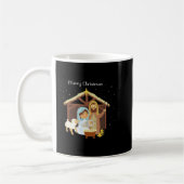 Mug Merry Christmas & Nativity Scene Christian Fai (Gauche)