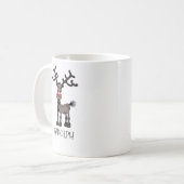 Mug Merry Christmas and Stressmas with Rudolph (Devant gauche)