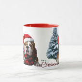 Mug Merry Christmas Bulldog (Centre)
