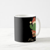 Mug Merry Christmas Cactus Patchwork Quilt  (Devant droit)