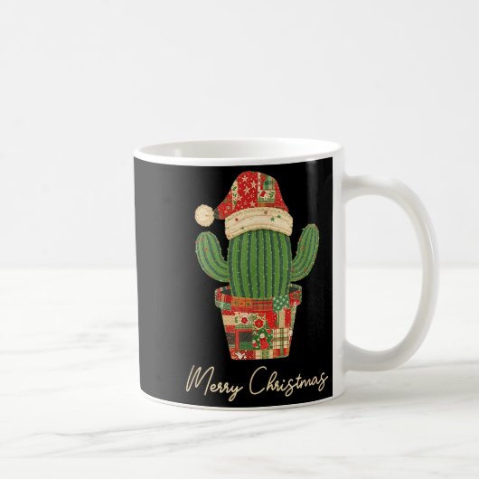 Mug Merry Christmas Cactus Patchwork Quilt (Droite)