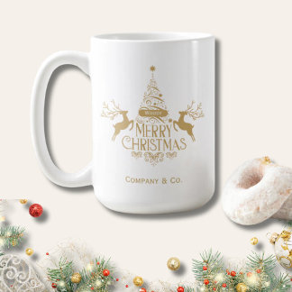 Mug Merry Christmas Custom Name for Corporate Team