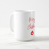 Mug Merry Christmas Family New Year Message (Devant gauche)