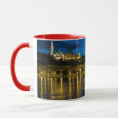 Mug Merry Christmas from Budapest, Hungary, (Gauche)