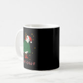 Mug Merry Christmas Funny Raven Bird F-caw-f Xmas Holi (Devant gauche)