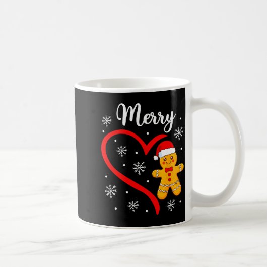 Mug Merry Christmas Gingerbread Family Couples Xmas Pa (Droite)