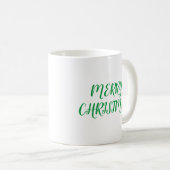 Mug MERRY CHRISTMAS Green (Devant droit)