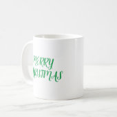Mug MERRY CHRISTMAS Green (Devant gauche)