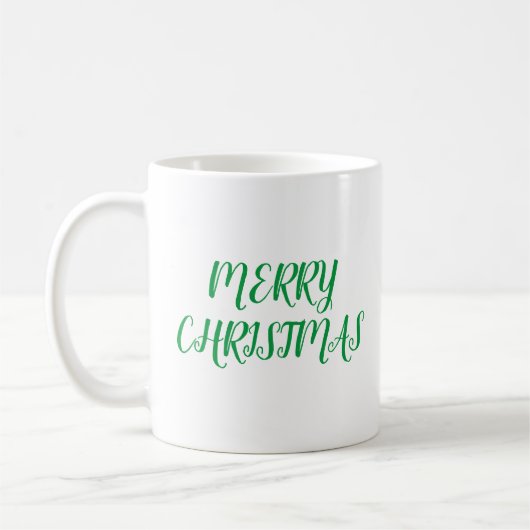Mug MERRY CHRISTMAS Green (Gauche)
