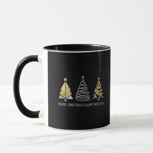 Mug Merry Christmas & Happy New Year": (Gauche)