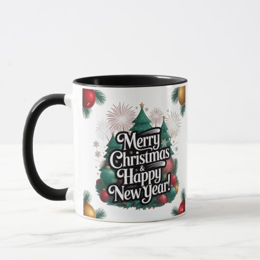 Mug Merry Christmas & happy New year (Gauche)