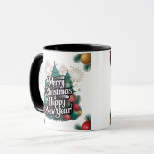 Mug Merry Christmas & happy New year (Devant gauche)