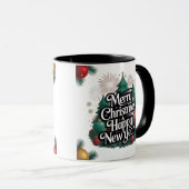 Mug Merry Christmas & happy New year (Devant droit)