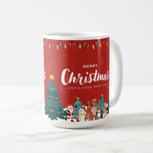 Mug 🎄 Merry Christmas & Happy New Year – A Magical Wi (Devant droit)