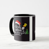 Mug Merry Christmas & Happy New year T-Shirt (Devant gauche)