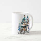 Mug Merry Christmas Holiday Winter Snowman (Devant droit)