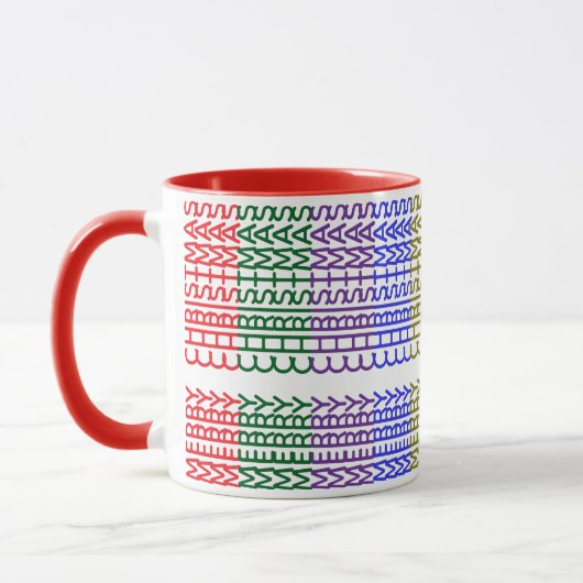 MUG MERRY CHRISTMAS LETTERING  (Gauche)