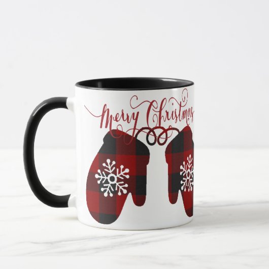 Mug Merry Christmas mitaines (Gauche)