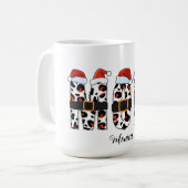 Mug  merry Christmas mom Personalized name (Devant gauche)