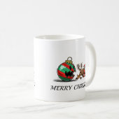 Mug Merry Christmas Ornament Monster (Devant droit)