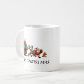 Mug Merry Christmas Ornament Monster (Devant gauche)