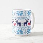 Mug Merry Christmas pattern 2 (Devant droit)