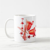 Mug Merry Christmas Red Bells decoration (Gauche)