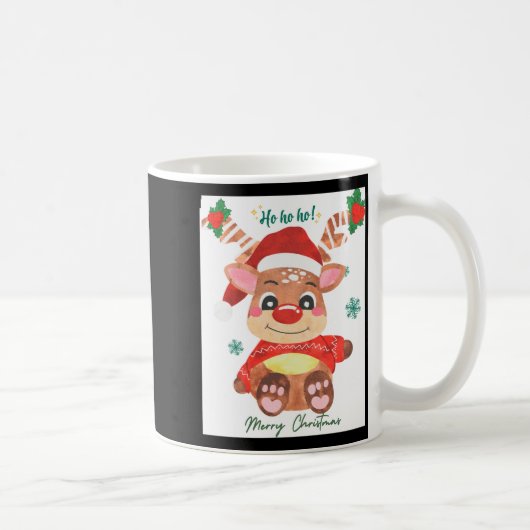 Mug Merry Christmas Reindeer Festive Fun Toddler  (Droite)
