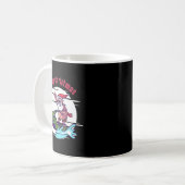 Mug Merry Christmas Santa Jet Ski Watersrts (Devant gauche)