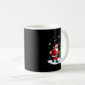 Mug Merry Christmas Santa Playing Bowling Srt Lovers  (Devant droit)