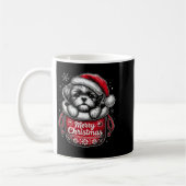 Mug Merry Christmas Shih Tzu Graphic Tee  (Gauche)