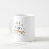 Mug Merry Christmas Snowflakes (Devant gauche)
