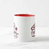 Mug Merry Christmas Snowflakes (Centre)