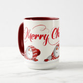 Mug Merry Christmas Snowmen  (Devant gauche)