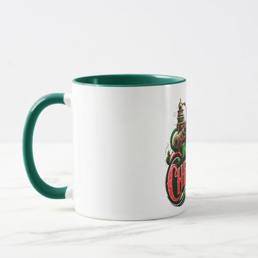 Mug Merry Christmas steampunk (Gauche)