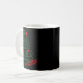 Mug Merry Christmas Stethoscope Nurse Cna Xmas Holiday (Devant gauche)